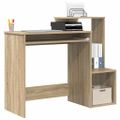 vidaXL Stôl Sonoma dub 106 x 41 x 88.5 cm Kompozitné drevo