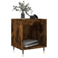 vidaXL Nočné stolíky 2 ks dymový dub 40x35x50 cm kompozitné drevo