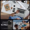 Puzdro Spigen Ultra Hybrid Magsafe pre iPhone 15 Pro 6,1" biele