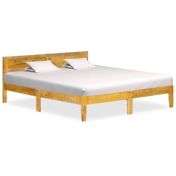 vidaXL Posteľný rám, mangový masív 180 cm