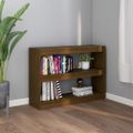vidaXL Knižnica/deliaca stena medovo-hnedá 100x30x71,5 cm masívna borovica