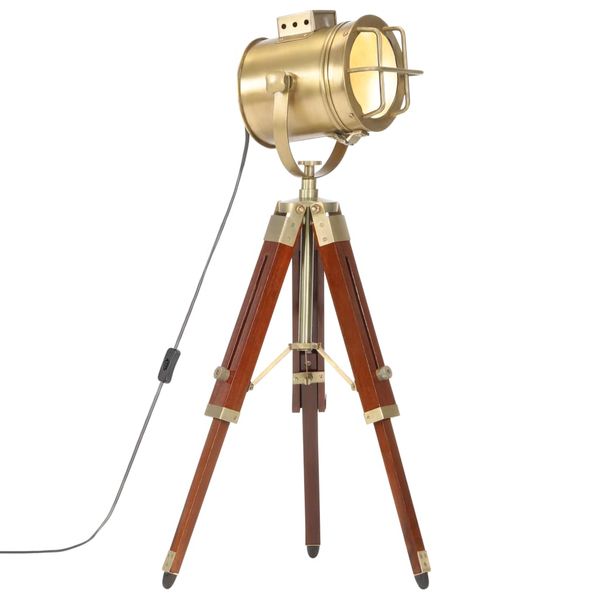 vidaXL Lampa na statíve, mangový masív 69 cm