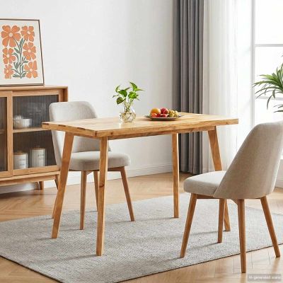 vidaXL Jedálenský stôl Prírodná 100 x 55 x 75 cm Masívne mango drevo