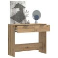 vidaXL Konzolový stolík Artisan Dub 90x36x75 cm Konštruktérske drevo