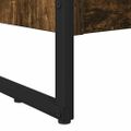 vidaXL Knižnica 60 x 30 x 121 cm Kompozitné drevo Dymová dub