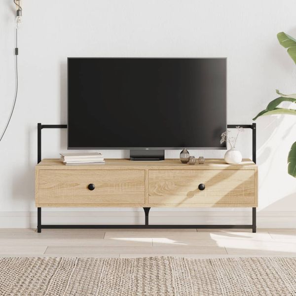 vidaXL TV skrinka nástenná dub sonoma 100,5x30x51 cm kompozitné drevo