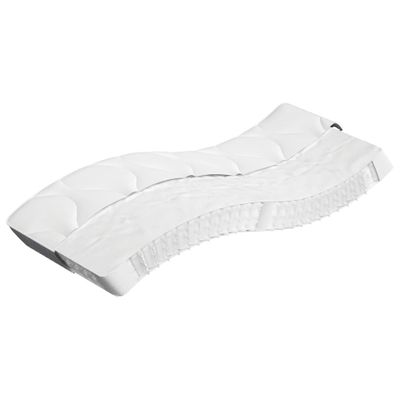 vidaXL Taštičkový pružinový matrac stredne tvrdý 80x200 cm