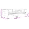 vidaXL Denná posteľ s matracom ružová 100x200 cm zamat