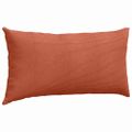 vidaXL Vankúše na pohovku 2 pcs Červenooranžová 80 x 40 cm