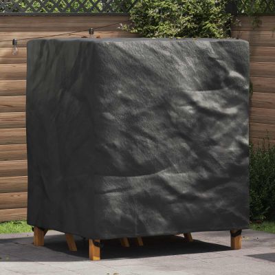 vidaXL Obal na nábytok Jednofarebný Čierna 116 x 100 x 120 cm 420D