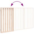 vidaXL Skladacia brána pre psa, 3 panely, 150 cm, topoľové drevo
