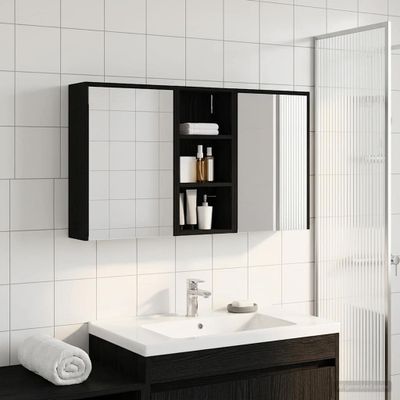vidaXL Set kabinetov do kúpeľne 3 pcs 116 x 16 x 62,5 cm