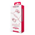 Drôtové slúchadlá Forever MSE-100 jack 3,5 mm rose-gold