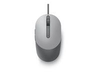 Myš - laserová - 5 tlačidiel - káblová - USB 2.0 - titánová sivá - s 3 ročnou službou Advanced Exchange Service