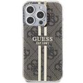 Puzdro Guess pre iPhone 15 Pro Max 6,7" GUHCP15XH4PSEGW hnedá HC IML 4G GOLD STRIPE