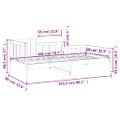 vidaXL Denná posteľ s matracom biela 80x200 cm masívna borovica