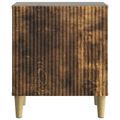 vidaXL Nočný stolík Dymový dub 43 x 34,5 x 50 cm Kompozitné drevo