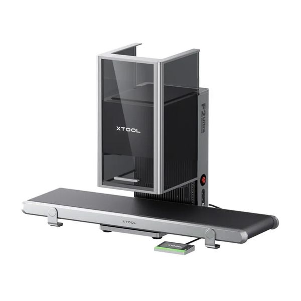 Sada laserového gravírovacieho stroja xTool F2 Ultra + podávač xTool Auto Streamline™