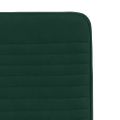 vidaXL Jedálenské stoličky 6 ks, tmavozelené, zamat