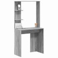 vidaXL Stôl Sivý Sonoma Kompozitné drevo 78,5 x 37 x 154,5 cm