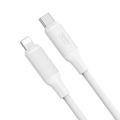XO kábel NB-Q265A PD USB-C - Lightning 1,0 m 27 W biely
