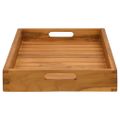 vidaXL Servírovací podnos 60x35 cm masívne tíkové drevo