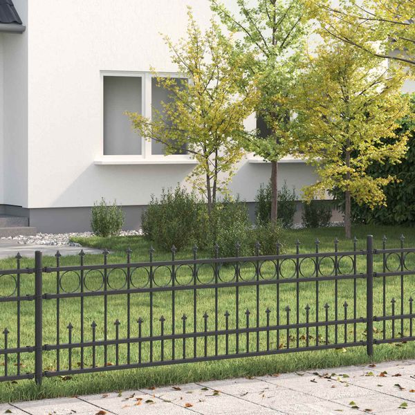 vidaXL Spike prstenec plot HORST Čierna