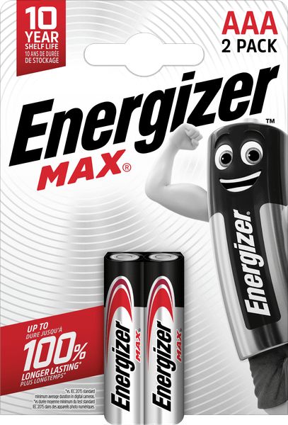 Energizer Max AAA alkalické batérie 2ks E303325300