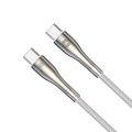 Forever Sleek kábel USB-C - USB-C 1,0 m 100W biely