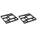 vidaXL Forma na chodník 2 ks 50,4x50,4x4,3 cm plast