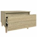 vidaXL Bočný stolík dub sonoma 50x46x35 cm spracované drevo