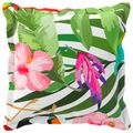 vidaXL Poťah na podložku 12 ks HOUTEN Čierna 45 x 45 cm Polyester