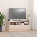 vidaXL TV skrinka so zásuvkami ALTA 100x35x41 cm borovicový masív