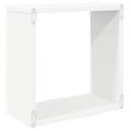 vidaXL Nástenné police 6 ks biele 30x15x30 cm