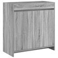 vidaXL Skriňa pod umývadlo do kúpeľne Sivý Sonoma 78,5 x 37,5 x 81 cm