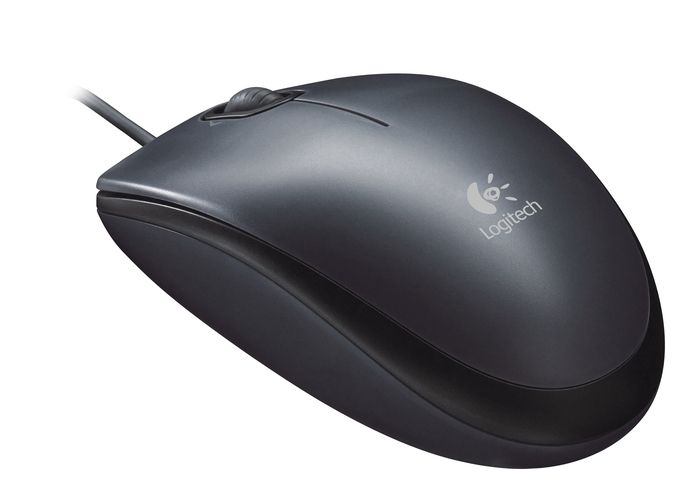 Logitech M90/Kancelárska/Optická/Drátová USB/Čierna