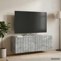 vidaXL Nástenná TV skrinka Nástenný Betónovo sivá 98 x 31 x 30 cm
