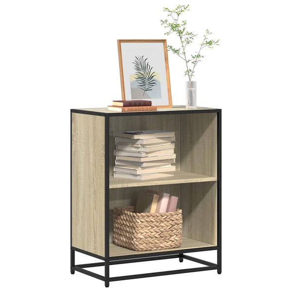 vidaXL Knižnica dub sonoma 60x35x76 cm kompozitné drevo