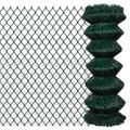 vidaXL Drôtené pletivo, oceľ 1x25 m, zelené