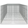 vidaXL 6-panelová klietka pre králiky 327x79x54 cm pozinkované železo