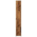 vidaXL Kúpeľňová skrinka Old Wood 25x25x170 cm Engineered Wood