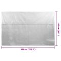 vidaXL Plávajúca solárna bazénová fólia z PE 488x244 cm sivá