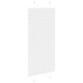vidaXL plisovaná roleta biela 65x100 cm šírka látky 64,4 cm
