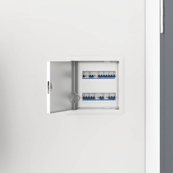 vidaXL Access Panel 2 pcs Biela 23 x 23 x 3 cm Oceľ