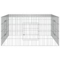 vidaXL Klietka pre králiky 110x110x55 cm pozinkované železo