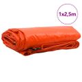 vidaXL Tarpaulin 650g / m² Oranžová 1 x 2,5 m Plátno s PVC povrchom