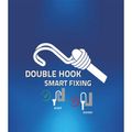 Pružný upínací príslušenstvo DOUBLE HOOK 10 mm/200 cm TÜV/GS
