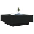 vidaXL Čierny dub 80 x 80 x 31 cm Kompozitné drevo