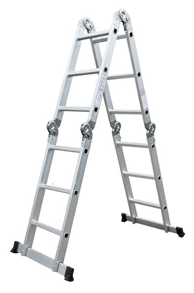 Hliníkový rebrík G21 GA-SZ-4x3-3,7M multifunkčné + podlážka