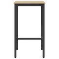 vidaXL Barový stôl 52 x 52 x 110 cm Kompozitné drevo Dub sonoma